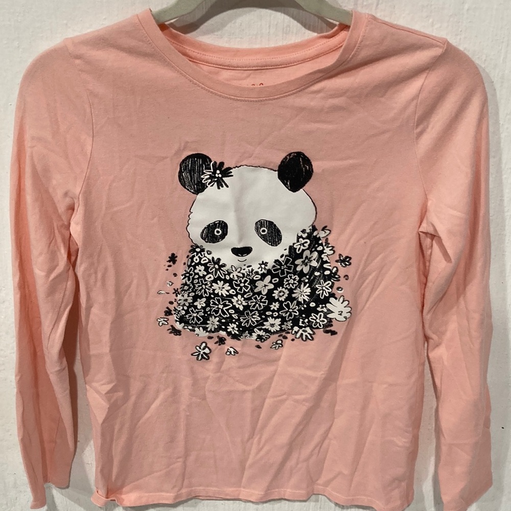 Cat & Jack XL (14-16) Panda bear long sleeve shirt